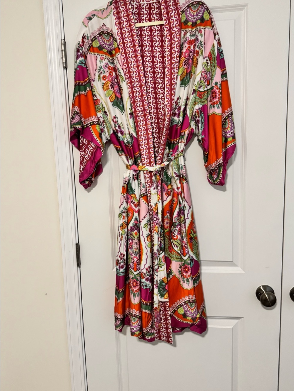 Floral kimono.